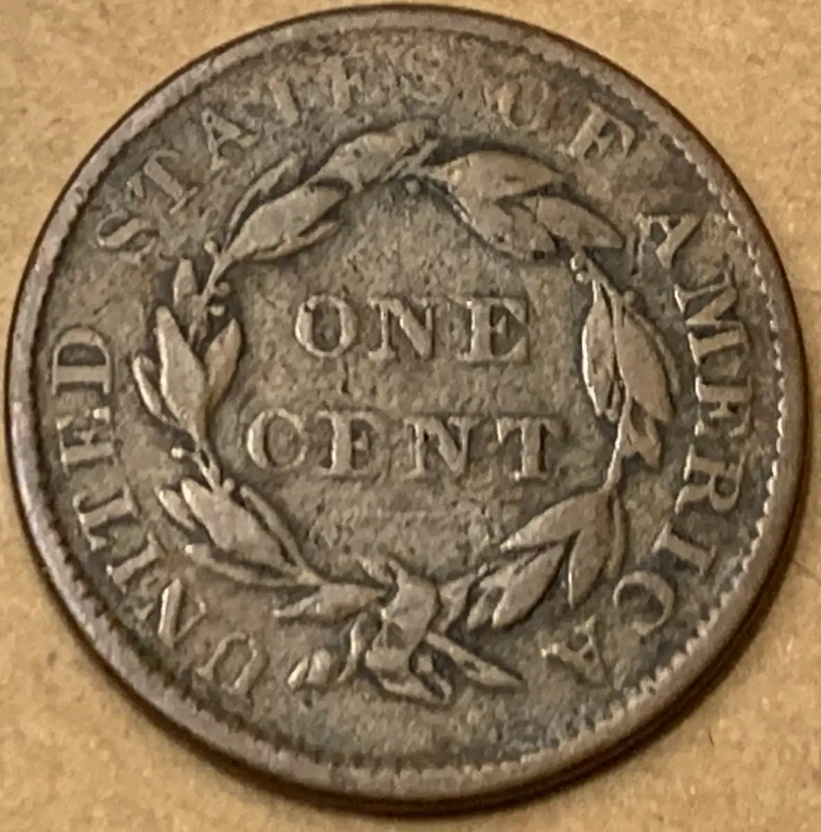 1836-Coronet-Liberty-Head-Large-Cent-N-6-Cud